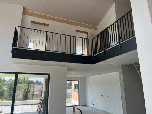 Galerie Geländer mit Flach Einfassung
